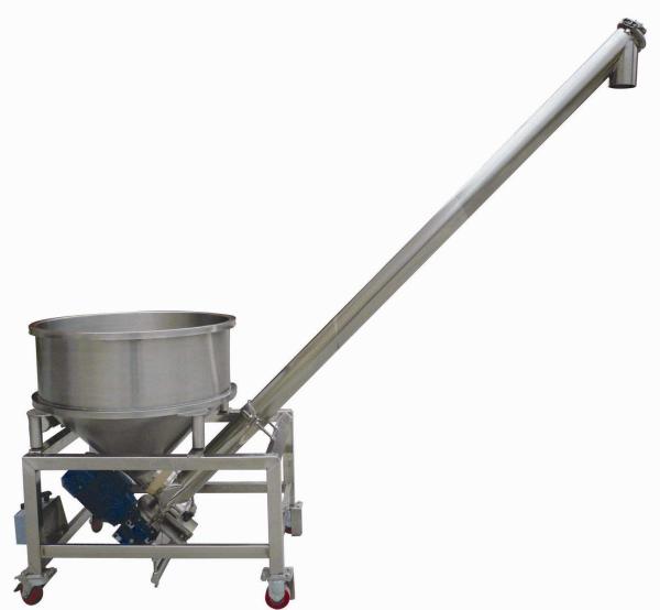 Stainless Steel Flexible Inclined Screw Conveyor/ Auger Feeding Machine/