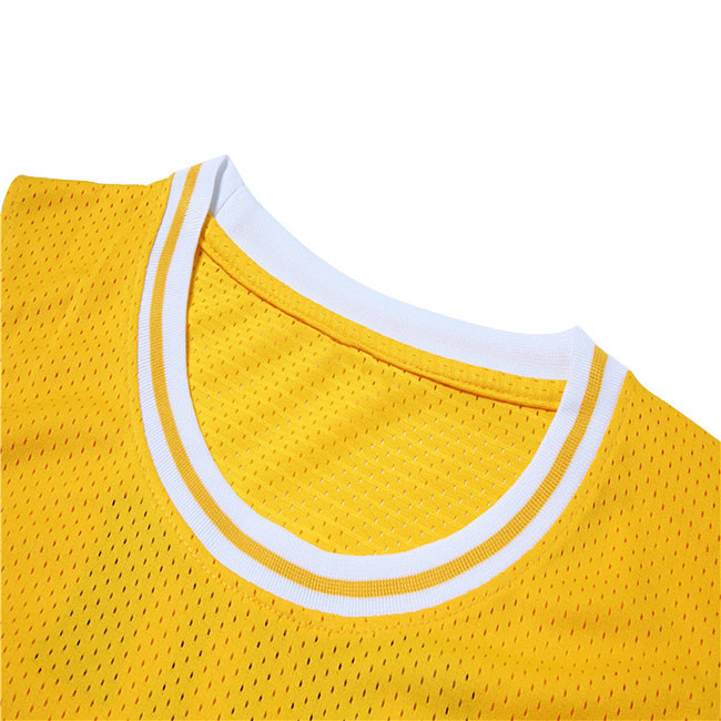 OEM Basketball Vest Tops Mens Round Collar Football Jersey With Number