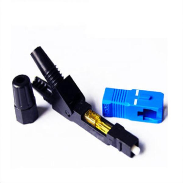 Blue 3m Fiber Optic Connectors Low Insertion Loss High Return Loss ROHS