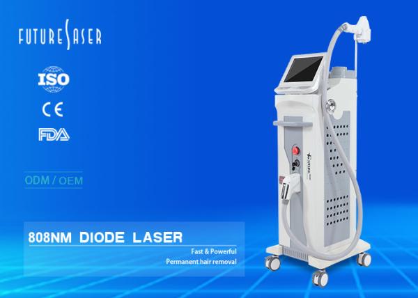 TEC Cooling 808nm Diode Laser Hair Removal Machine 500W Power 10 Bar Laser