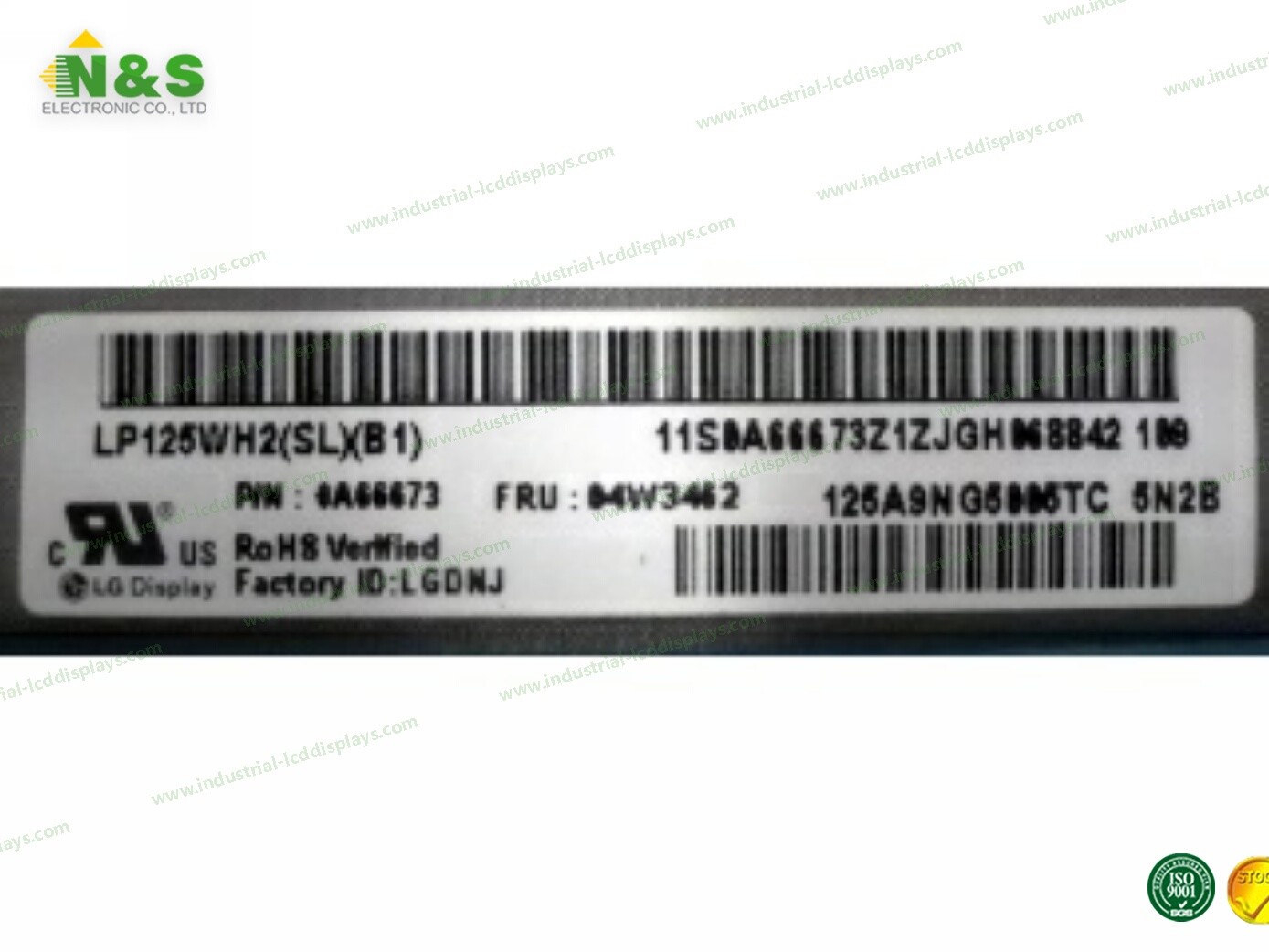LP133WD2- SPB1 13.3 inch flat lcd panel module small size ISO 9001 certificate