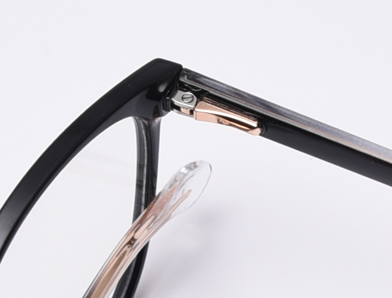 BSCI Round Optical Eyeglasses TR90 Frames Glasses Plain Lens