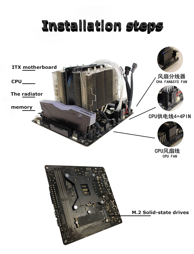 Newest High Quality Gaming Computer Mini Case Desktop Case Gamer Gaming Computer Gaming Case in stock
