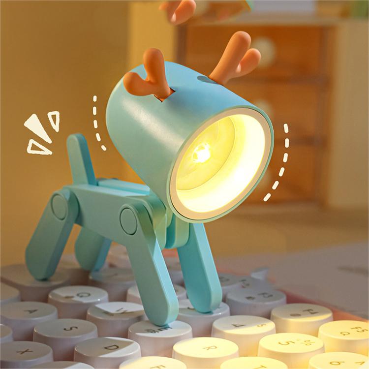 Luna Moon Shaped Touch Control Children's Desk Table Lamp 20cm with Logo Customized