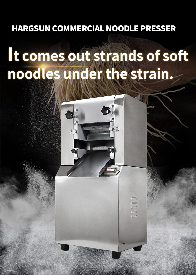 Hargsun 25kg Industrial Pasta Making Machine White Color 19cm Roller Length