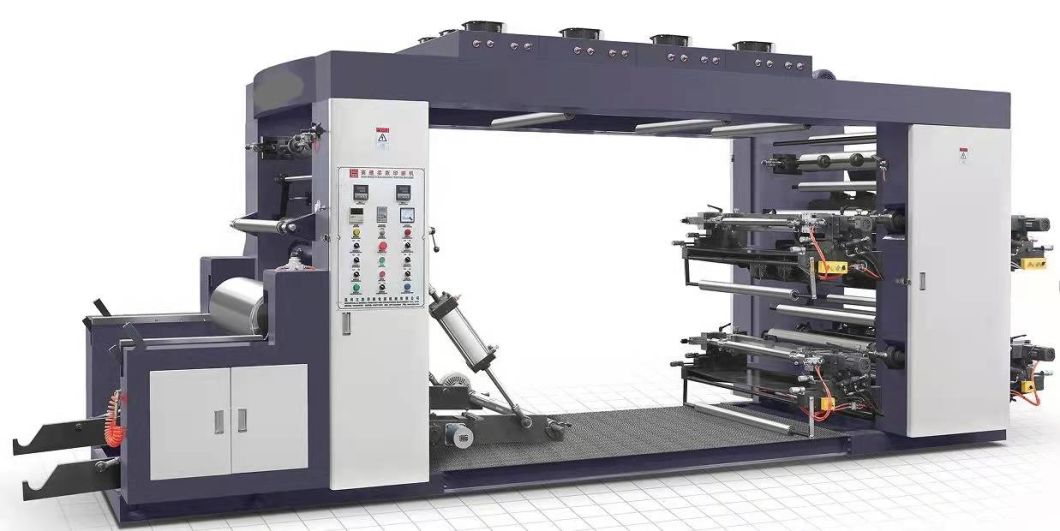 6 Color Precision Flexo Printing Machine for Film Pet, BOPP, PE, CPP, Nonwoven Fabric, Paper Printing