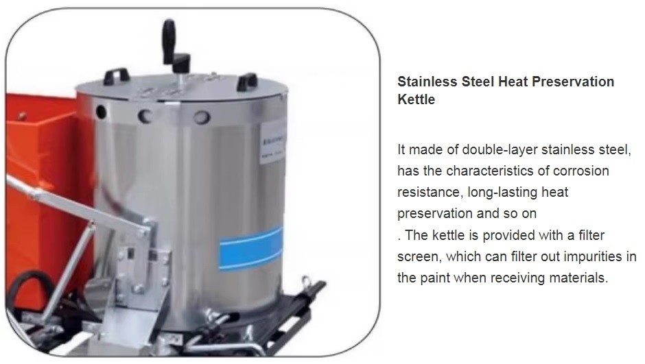 Multifunctional Difference Size Of Shoe Fully Automatic Thermoplastic Small Road Line Painting Machine