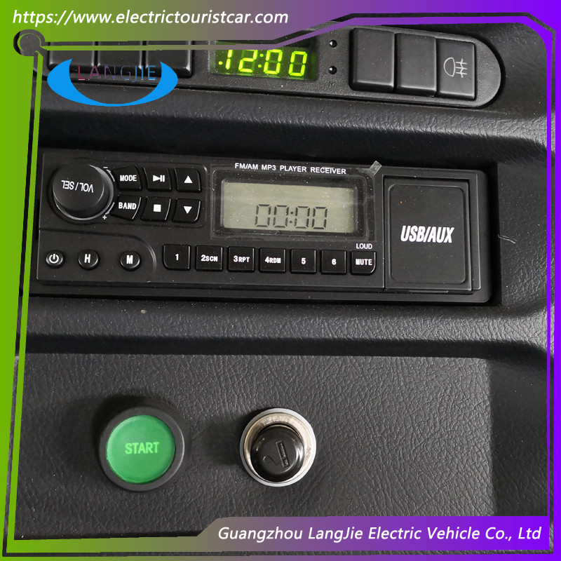 Manufacture 14 Seats Electric Shuttle Vans Sightseeing Car Chinese Mini Bus For Hotel