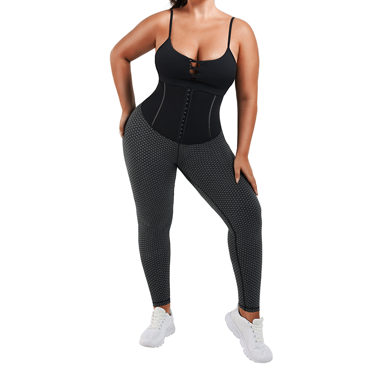 Breathable HEXIN HIGH WAIST Neoprene Gym Scrunch But Corset Waist Trainer Leggings AS SHOW