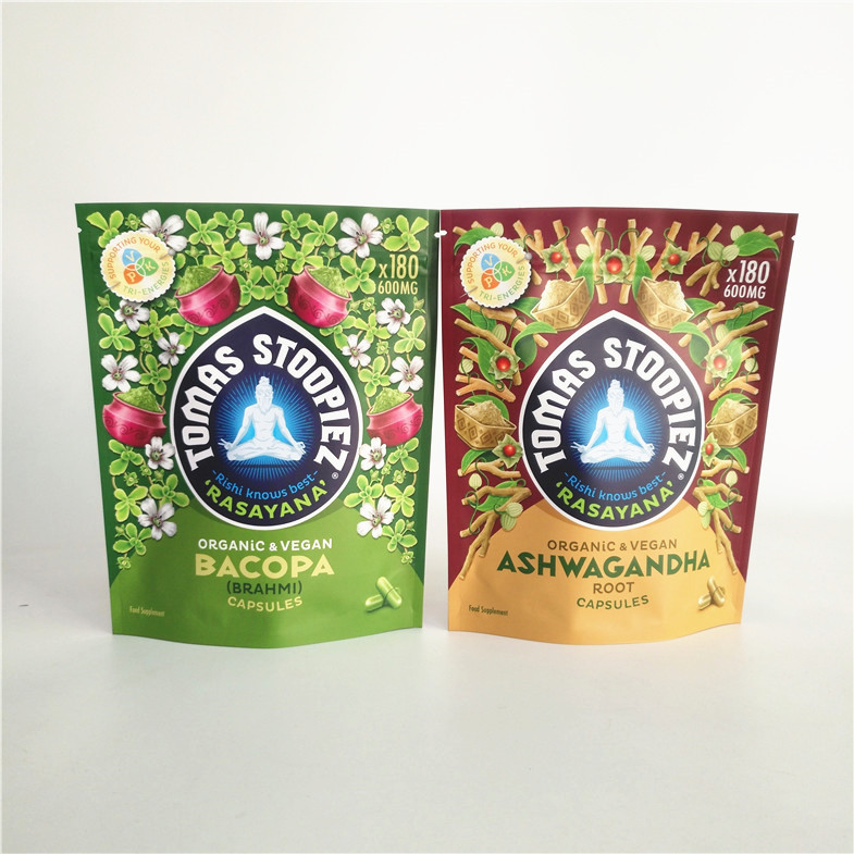Plant Seed Mylar Foil Packaging Bag Doypack Coffee Bag Pouch Packaging for Food