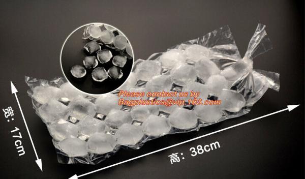 Laminateed Plastic Ice Cube Freezer Bags, plastic disposable ice cube bag,