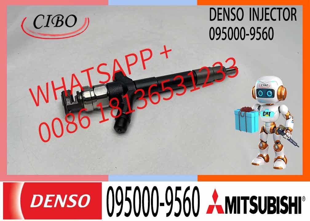 High Performance Common Rail Injector 095000-9560 Fuel Injector 1465A257 for Mitsubishi L200