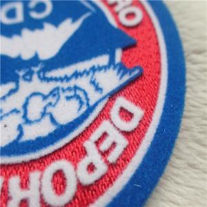 Smooth Custom Heat Transfer Patches 3 Diemensional Embossed Plush Printing
