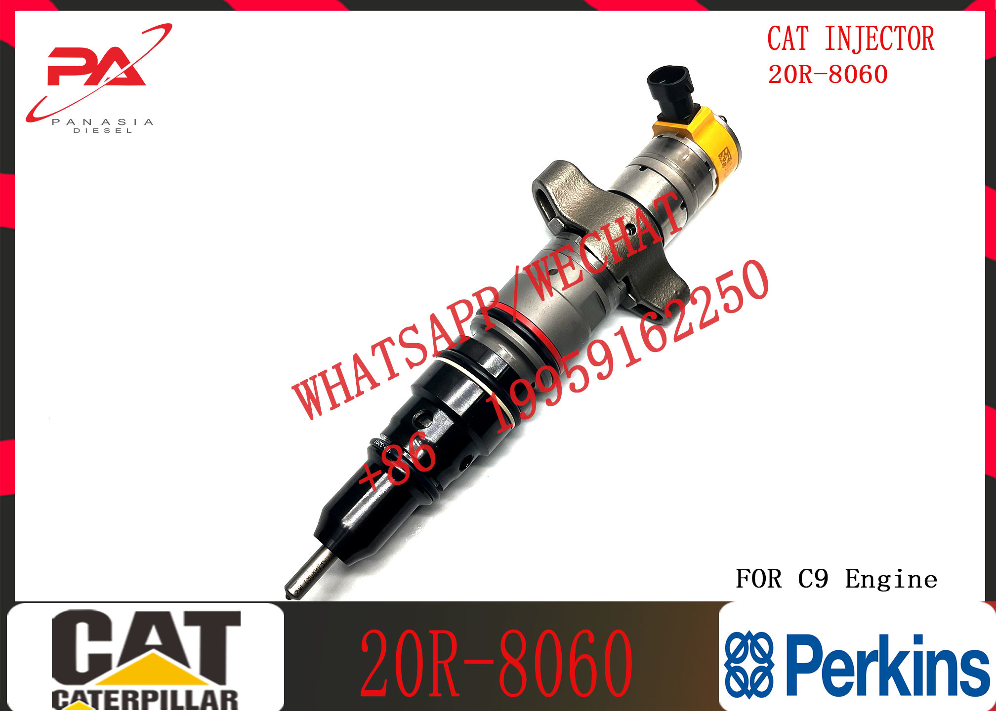 Common Rail Fuel Injector 20R-8060 For CAT C9 387-9433 387-9434 10R-7222 254-4330 293-4073 267-9717