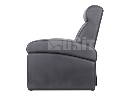 700mm Gravity Home Cinema Chairs Genuine Leather Material With Silver Cupholder