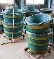 High Manganese Steel Mn18Cr2 Crusher Bowl Liner Replacement Parts for HP300 HP400 HP500
