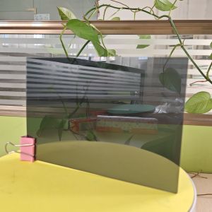 Customized Width Polycarbonate Solid Sheet High Impact Strength and B1 Fire