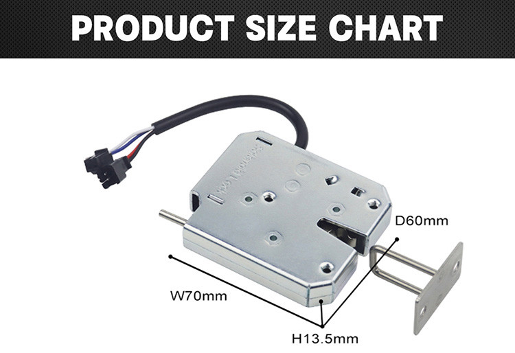 Remote Smart Electronic Rotary Latches Electric Magnet Hidden Latch