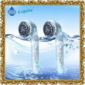  Shower Head Hard Water Filter With Negative Ion , Shower Head Chlorine Filter No Leaking Manufactures