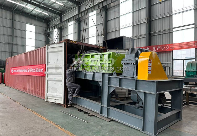 Plastic Waste Shredder Machine Double Shaft Shredder For Fabric And Clothes