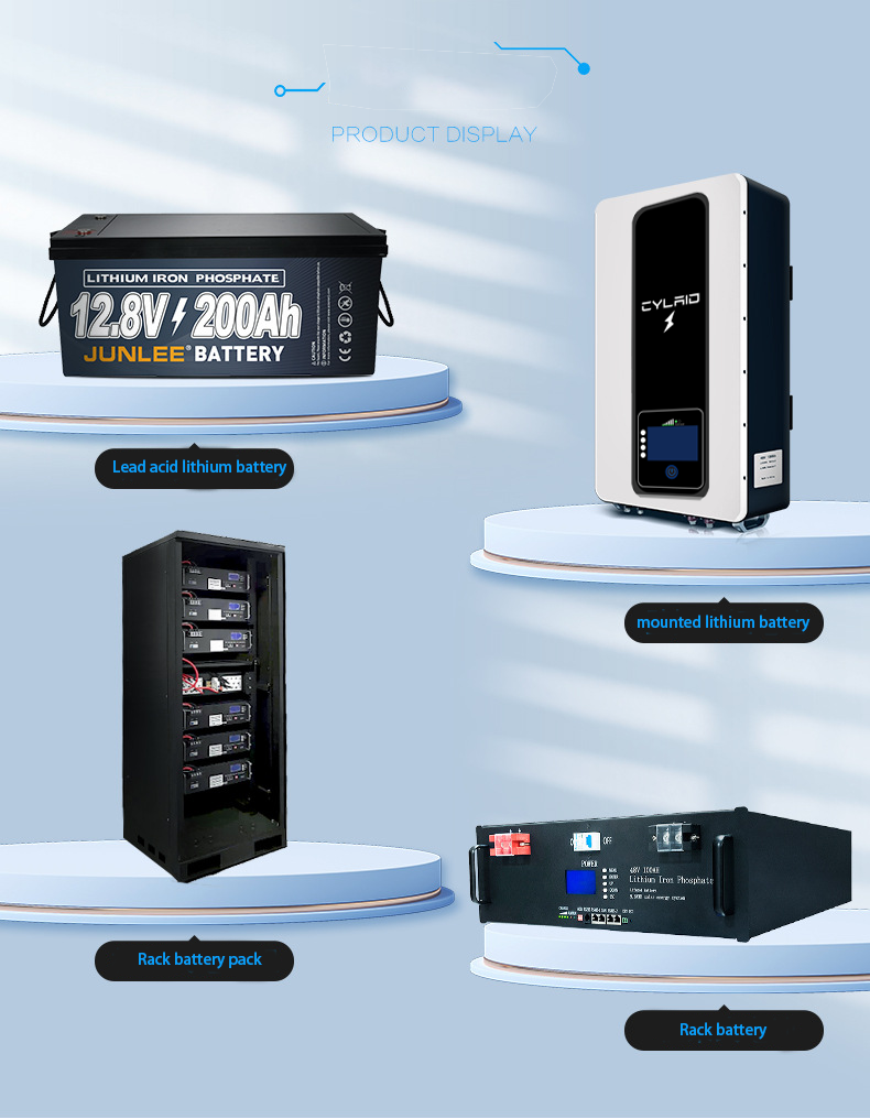 48V 100Ah Cylaid Power Wall Home Energy Storage Battery For Solar Energy System