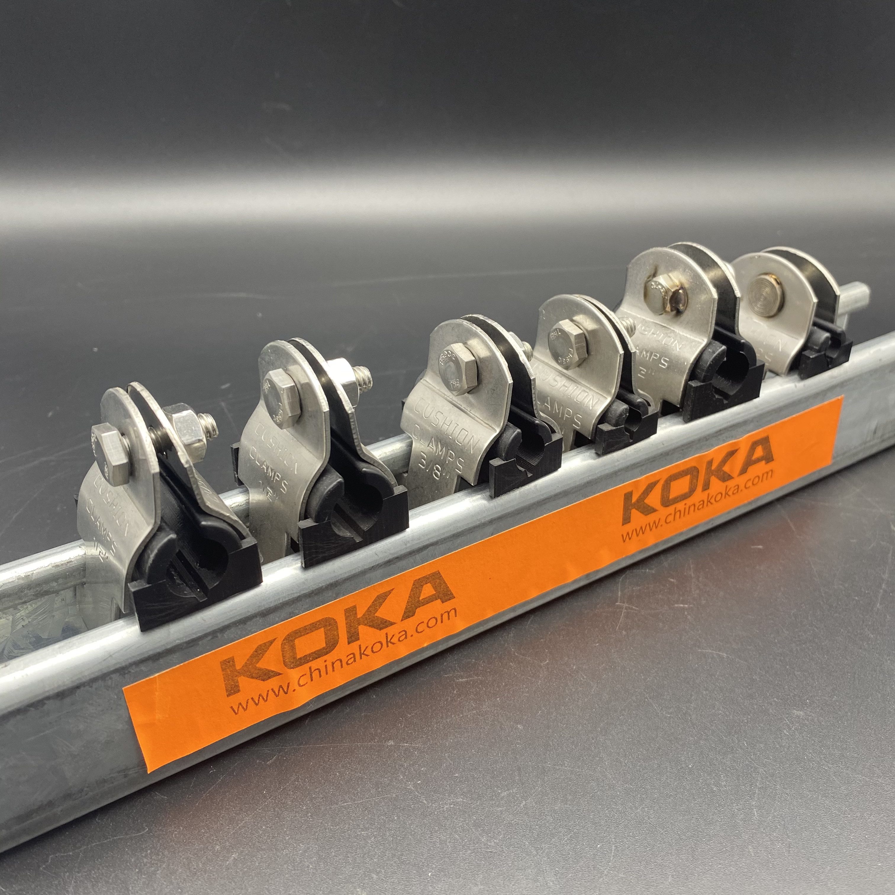 Strut Cushion Clamps Stainless Steel Customized Size