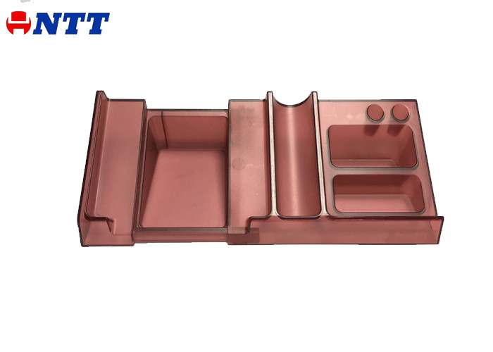 R - PET Plastic Injection Molding Cold Runner Color Plastic Desk Organizer