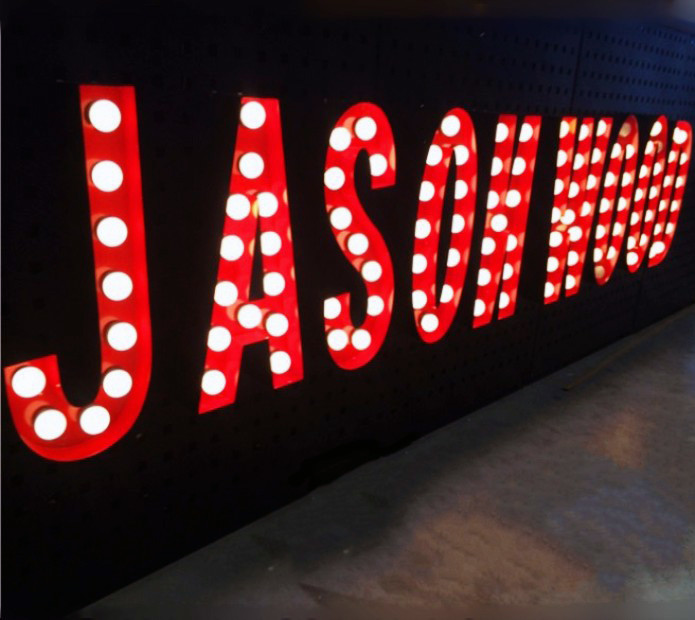 KooSion outdoor metal letter luminous signs