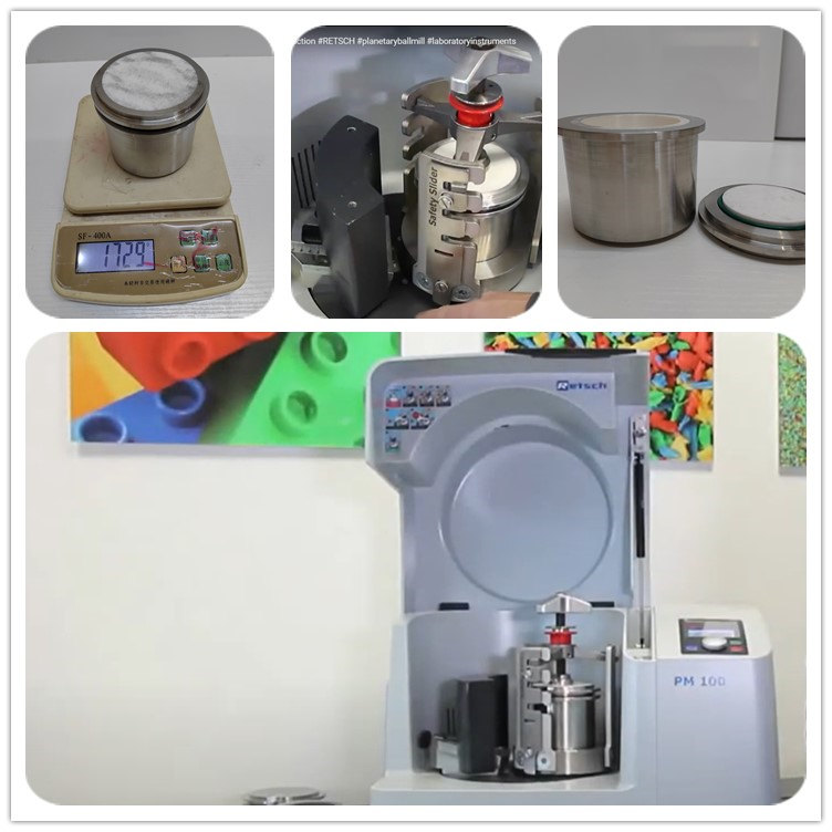 50ml Capacity Zirconium Oxide Milling Jar for Planetary Ball Mills PM 100/100 CM/200/400