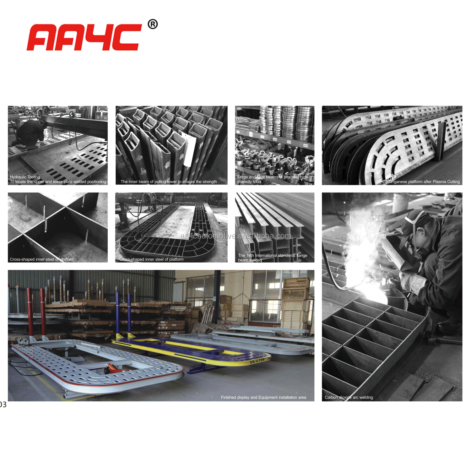 AA4C Mobile car Body Frame bench chassis straightening machine AA-ACR169
