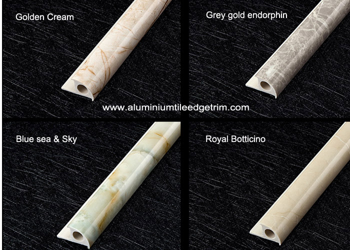 marble and PVC composite tile trim