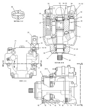 112-1773 Engine 4T7426 Pump Group Piston Cylinder Liner 1121773 Piston Ring 4T-7426