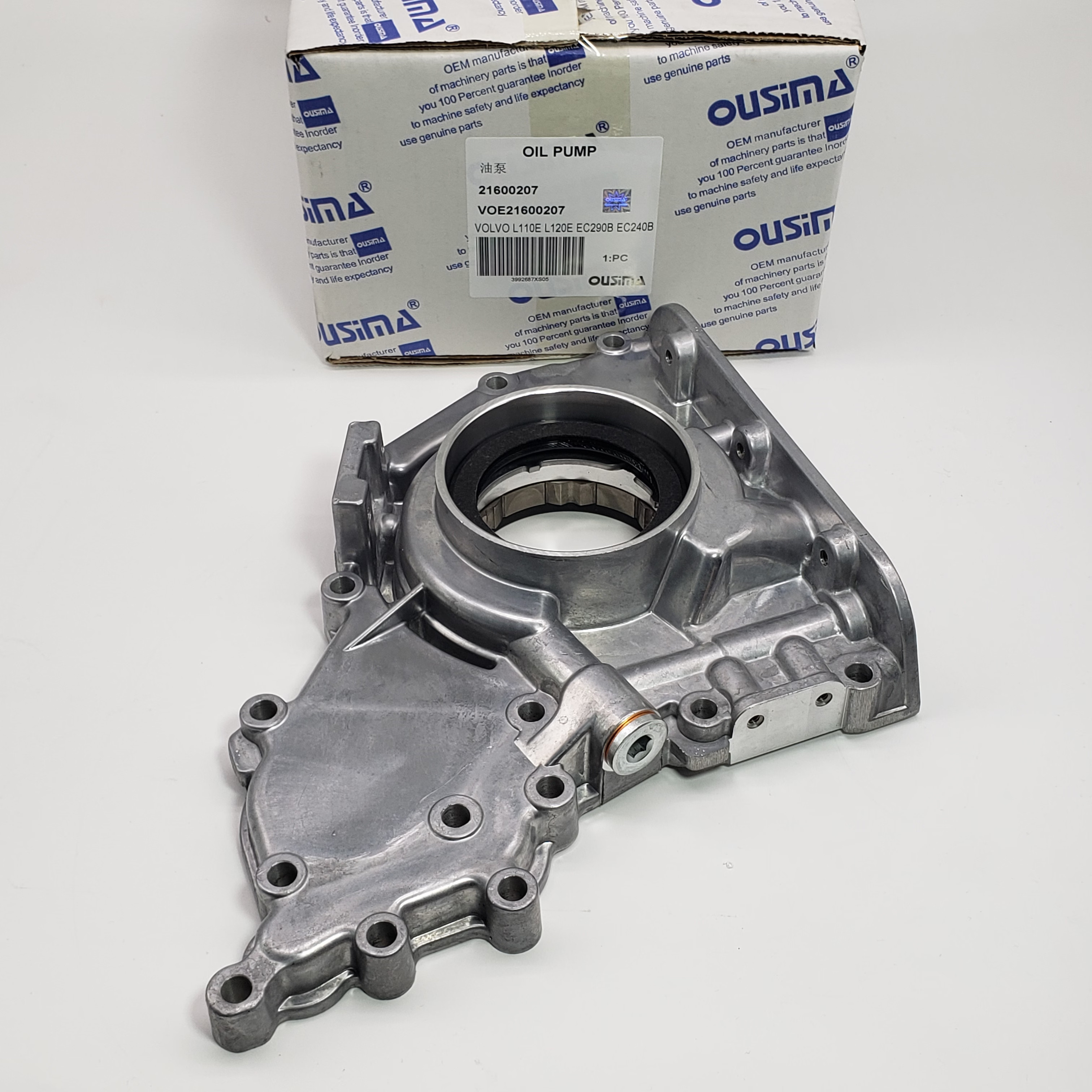 Oil Pump Housing 21600207 VOE21600207 For VOLVO EC240B EC290C EC300D