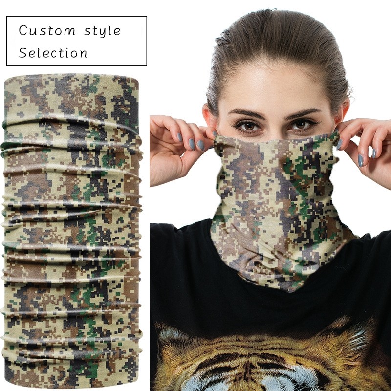 Camo Seamless Face Bandanas