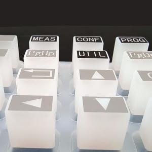 Hollow Printing Spray Feel Silicone Machine Keyboard Customized