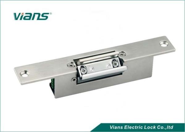 Glass Door Electric Strike Lock / Fail Safe Door Strike With Dry Contact , 200mA