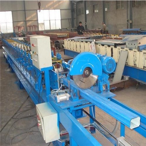 Galvanzied Profile Downspout Roll Forming Machine 330mm For Bending Drainpipe