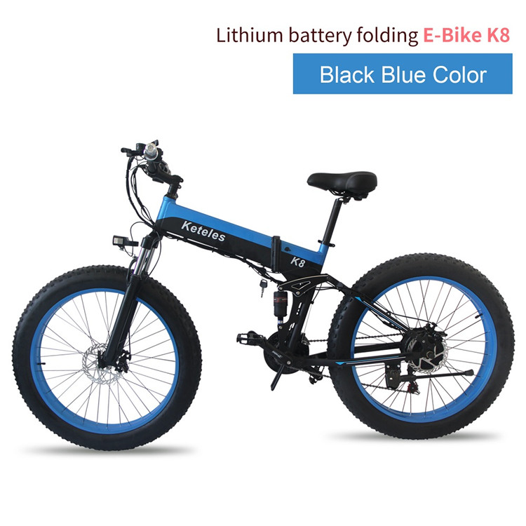 KETELES Fat Tyre Folding E Bike 31MPH Shimano Geared With Lithium Battery
