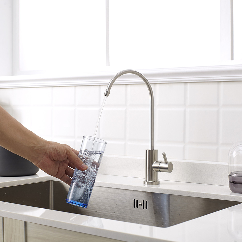 Stainless Steel 304/316 Kitchen Sink Reverse Osmosis Filter Drinking Purifier Ro Water Faucet Satin Finished