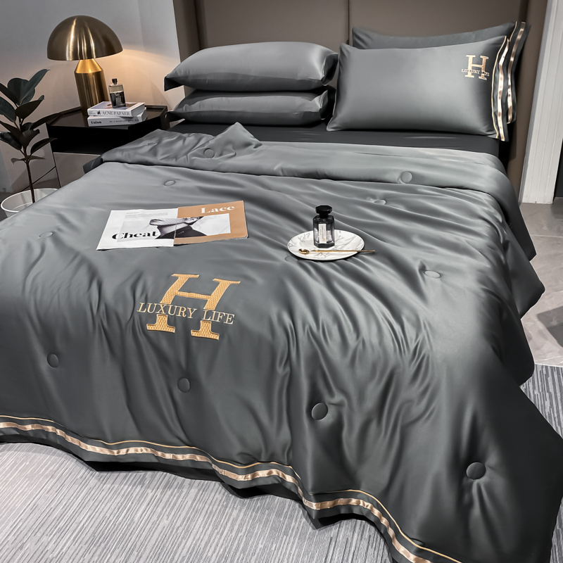 24" Aerospace Special Edition Water Washed Silk Summer Cool Quilt Set of Four Pieces