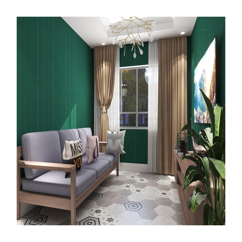 Self Adhesive PE Foam Brick Wallpaper Anti Collision 3D PE Foam Wallpaper