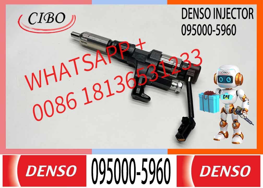 Diesel Engine Common Rail Fuel Injector Assembly 095000-5963 23670-E0301 095000-5960 095000-6583