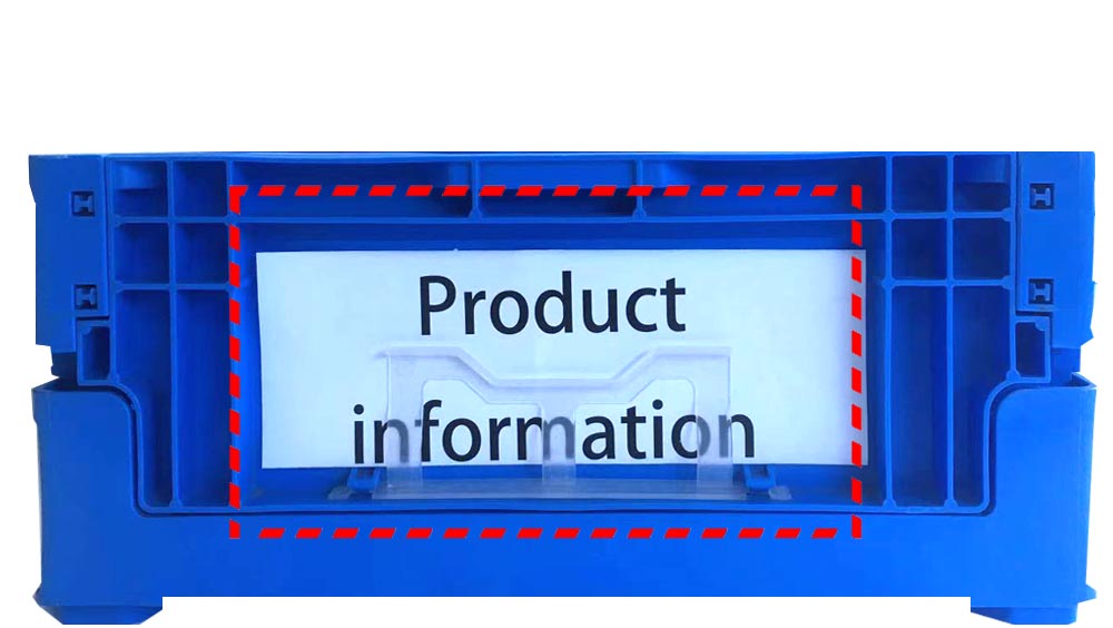 Small Industrial Warehouse Shipping Plastic Foldable Crate Customized Color Stackable