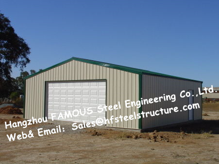 Bespoke Pre Engineered Steel Buildings Customized Size For Car Garage