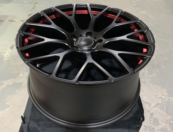 5x130 matt black color and red line 22x10 wheels forged wheels for mercedes G class