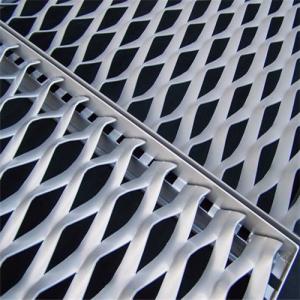Architectural Building Expanded Metal Lath Mesh Curtain Wall With Fixing L Type