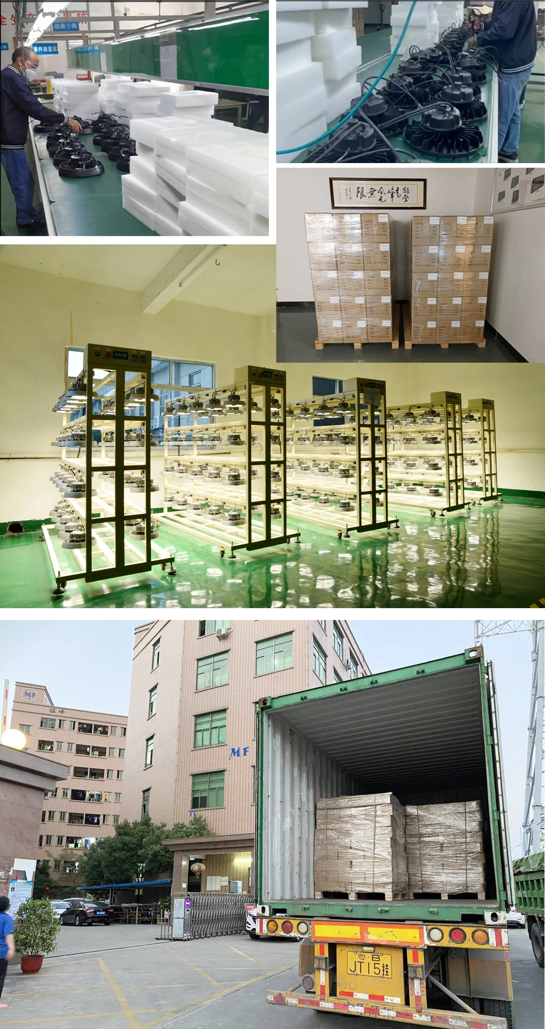 NSF CE UFO LED High Bay Light 200W Smooth Body -Anti-Dust Design Easy Cleaning Supermarket Cold Chain Warehouse