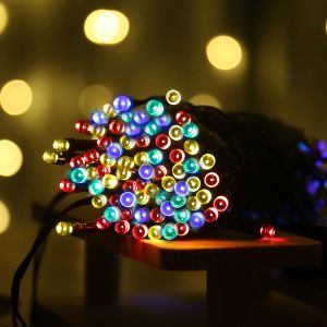100 LED Solar String Light with IP65 Waterproof and 48 Hours Battery Life for