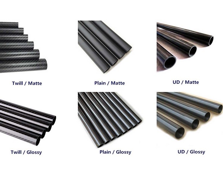Aerospace Good Flexibility 80mm Carbon Fiber Tube UV Resistant