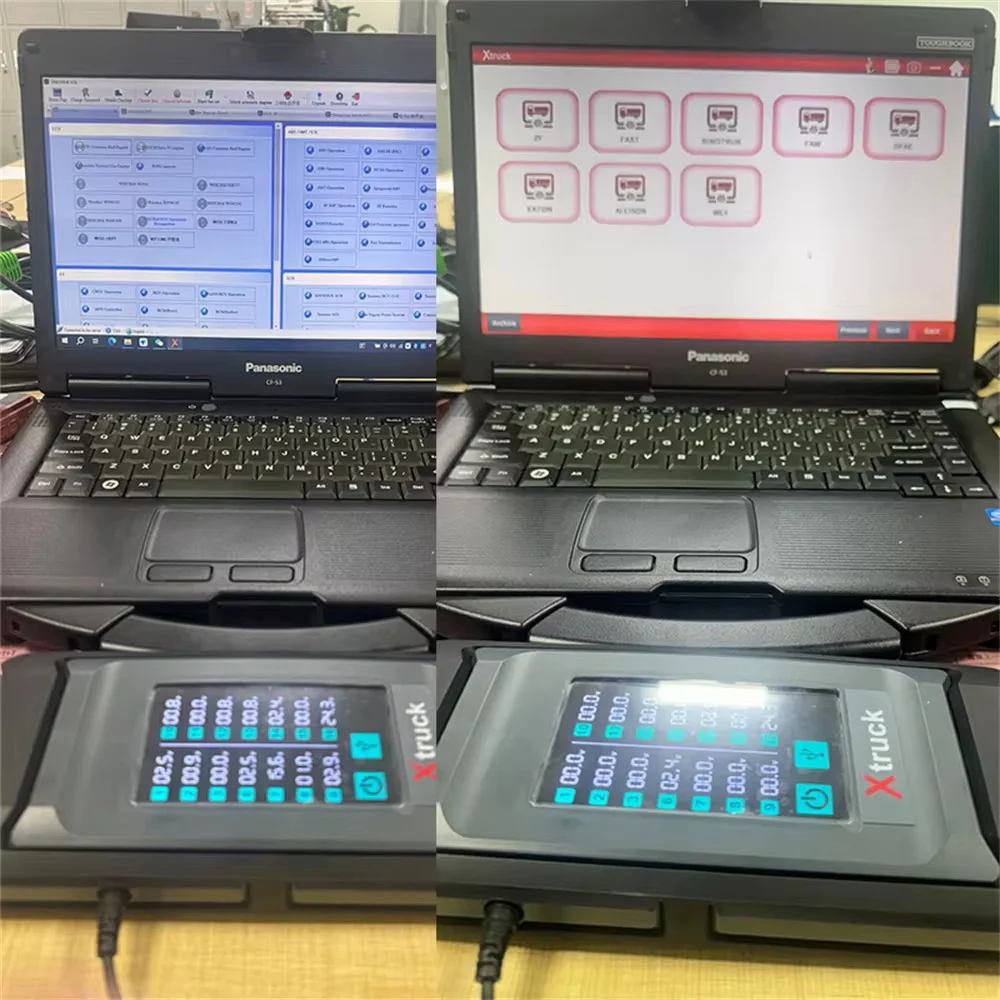 Xtruck FAST SINOTRUCK Voith Faw Trailer truck diagnostic Chassis Inspection tool ZF gearbox transmission Testman +CF53
